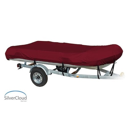 Eevelle Boat Cover INFLATABLE, Outboard Fits 21ft 6in L up to 111in W Burgundy SCINF21111B-BRG